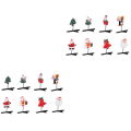 Miniatyrbilde 2 av 2: 24 stk Hårklipp for barn, juletema, vår, akryl, hårklipp for jenter, 16 stk 4,5*4 cm 16 pcs 4.5*4cm