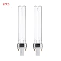 Miniatyrbillede 1 af 4: ®RisingFF 2 stk 9W G23 UV-lamper Renere Germicid Ultraviolet Udskiftningsbase Akvarium Sterilisator
