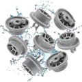 Dishwasher Roller Set with 8 Lower Baskets, Dishwasher Basket Wheels, Dishwasher Wheels for Lower Basket with Most Dishwashers