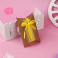 Miniatyrbillede 2 af 4: 100 stk Bryllups kreativ pudeboks, slikgaveæske, egnet til bryllupsfødselsdag og jul (guld)