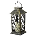 Miniatyrbillede 1 af 5: Vintage LED Lys Stearinlys Vandafvisende Lysestager Lampe - Diamantgitter