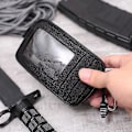 Miniatyrbillede 4 af 5: Rejsepengepung Korttaske Taktisk EDC-Pouch Camping Vandreture Vandafvisende  Taljepose Sort Farve