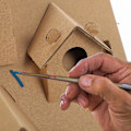 Miniatyrbillede 2 af 3: 2 stk. DIY Saml og Graffiti Slotte Børnesamle Legetøj Børneuddannelseslegetøj 33X23X22CM