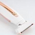Miniatyrbild 3 av 5: Rakapparat Elektrisk Kroppshårsavlägsnare Epilator Bärbar USB Epilator Roséguld