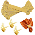 Miniatyrbillede 1 af 4: 50 Styk Papir Sommerfugl Servietringe, Sommerfugl Servietring, 3D Sommerfugl Papir Serviet, Sommerfugl Formet Servietring, Dekoration Til Bryllup, Banket