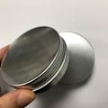 Miniatyrbillede 4 af 5: 2 stk. 15 ml små ounce tomme sølv aluminiumsdåser metal ståldåser, prøve kosmetikbeholder, skydelågsæske