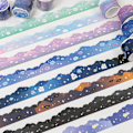 Pikkukuva 2 / 5: Scrapbooking- ja Washi-teipit Epäsäännöllisissä Muodoissa ja Paperitarrat Leveys 1,18 Tuumaa