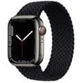 Miniatyrbillede 1 af 5: Elastisk rem til Apple Watch 38mm/40mm/41mm Sort Sort Sort m Sort m Svart m