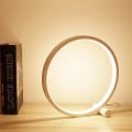 Miniatyrbillede 3 af 5: Sengelamper med Berøringsstyring, Dæmpbar Cirkel Bordlampe, Moderne Ring Skrivebordslampe, USB Natbord Dekorativ Lys til Læsning Soveværelse og Kontor