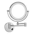 Miniatyrbillede 1 af 5: 8 tommer LED-belyst vægmonteret make-up spejl med 7x forstørrelse, krom M1805D (8 tommer, 7x) perfekt gave til kvinder & piger