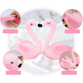Miniatyrbillede 4 af 4: 4 stk. Mini Flamingo Statuer Påske Cupcake Toppers, Mini Flamingo Cupcake Toppers Til Flamingo Fest Bryllup Bryllup Fe Haven Dekorationer