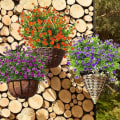 Miniatyrbillede 4 af 5: 10 Buketter Kunstige Blomster Falske Planter, UV-Resistent Grønt Buske Eucalyptus Planter Indendørs Udendørs Hængende Plantepotte Hjem Have Dekoration, Lilla