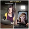 Miniatyrbild 4 av 5: Videokonferensbelysningskit, Laptop-webbkamera Belysning med klämma, LED-kamerabelysning Kompatibel med Fotografi