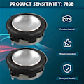 Pikkukuva 5 / 5: 1.25 tuuman 31mm Täyden Äänenalueen Mini Kaiutin 4ohm 3W Neodymium Kaiutin Kannettava Ääni Bluetooth Kaiutin [DB] Black