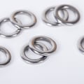 Miniatyrbilde 3 av 5: 20 stk. Fiskeringer i rustfritt stål, sett 1,5 mm * 5,5 mm * 8,2 mm, solide ringer for jigging, assistkroker, fiskebetenner, koblinger