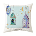 Miniatyrbilde 5 av 5: Style 9 Mubarak Putevar Moon Palace Lantern Kort Plysj Pute For Fest Hjem Soverom Sofa Stol DStyle 9