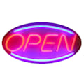 Miniatyrbillede 1 af 4: Super Lys LED Neon Åben Skilt til Forretning 17,7x8,6 tommer Stor Oval Ramme En Nøglekontakt til Soveværelse Hjem Decor Bar Fest