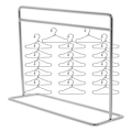 Pikkukuva 2 / 5: 1 Set Nuken Vaateteline Nuken Vaatteiden Ripustimet Miniatyyri Vaatteiden Ripustin Vaateteline Set Hopea 15X12X5.5