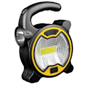 Miniatyrbillede 1 af 4: Multifunktionel Campinglampe med Lommelygtefunktion LED Campinglampe COB Arbejdslys Bærbar Batteritype, Gul