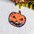 Miniatyrbillede 2 af 5: Halloween Græskar Edderkoppespind Metal Skæreform Håndlavet Håndværksprojekt