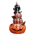 Miniatyrbillede 1 af 5: Spøgelsesgræskar Backflow Røgelse, Røgelseholder, Harpiks Gotisk Til Halloween Jul Fødselsdag Gave
