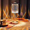 Miniatyrbillede 2 af 5: 16 RGB Farve-Skiftende Bordlampe, Dæmpbar LED Natlampe, Festlig Stemningslampe, USB Genopladelig Bordlampe til Soveværelse, Stue,