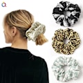 Miniatyrbillede 1 af 5: Store Satin Scrunchies  Silke Oversize Scrunchie til Tykt langt Hår Scrunchie Bobbles Hårelastikker Jumbo til Kvinder Piger（4p