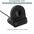 Miniatyrbillede 3 af 5: Opladerstativ til silikoneopladerstativ Dock Holder skridsikker base til Smart Watch Charge Charger Bracket Integreret