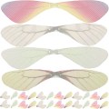 Pikkukuva 1 / 2: 100 kpl Luovia Sääskien Siipi-riipuksia Luova Riipuskoru DIY-kaulakorulle Rannekkeelle 8,5X1,8cm