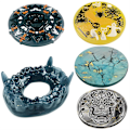 Miniatyrbilde 5 av 5: 4 stk. Coastere Silikonform Runde Coastere Epoxy Resin Støpeform Høytidsgave Hjem
