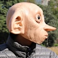 Pikkukuva 4 / 4: Alien-elokuvan latex-kypärä Halloween-asuun, ruskea
