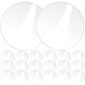 Miniatyrbilde 2 av 3: 20 stk Runde Akrylplater Klare Transparente Platepanel DIY Kunst Håndverksprosjekter Transparent 10X10X0.1CM Transparent 10X10X0.1CM