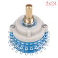 Miniatyrbillede 1 af 5: 2-polet 24-trins 2x24 drejeomskifter dæmper volumenkontrol DIY side