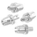 Pikkukuva 2 / 2: 4 kpl Polkupyörän Jarrusatulakiinnikkeet MTB Jarrusatulakiinnikkeet Polkupyörän Osien Tarvikkeet Polkupyörän Käsijarrun Ruuvit Hopea 2.5X1.5CM