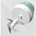 Miniatyrbild 4 av 5: Vit Elektrisk Vitlökshackare Minihackare Hållbar Robust Sladdlös Hackare Mini Elektrisk Grönsakshackare Grönsaker Frukter Vitlök Mixers