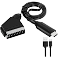 Pikkukuva 1 / 5: SCART–HDMI-muunnin, SCART–HDMI-kaapeli, All-in-One SCART–HDMI-muunnin, 1080P/720P Video Audio -muunnin