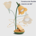 Miniatyrbilde 2 av 5: Skrivebordslampe for barn, klemmbar LED-bordlampe med 3 fargetemperaturer, oppladbar skrivebordslampe