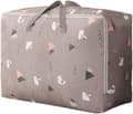 Miniatyrbild 1 av 5: Foldable Storage Bag for Clothes with Handles, Storage Container, Storage Box, Grey Swan, Size: 50 * 35 * 20 cm