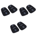 Pikkukuva 2 / 3: 6 kpl Käytännöllinen Auton Avaimen Kotelo 3 Painiketta Taittuva Kaukosäädin Avaimen Kotelo Hyundai I10 I20 I30 (musta) 6 kpl 6 pcs