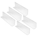 Pikkukuva 1 / 2: 5 kpl Kirkkaat Hyllyt Kaappihyllyn Järjestäjä Kaapin Jakajat Supermarketin Hyllyn Jakaja Laukun Järjestäjä Kaappi 25X7X6CM