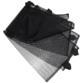 Miniatyrbilde 2 av 2: 5 stk Bærbare Reise Nettposer Med Trekkstreng Mesh Polyester Oppbevaringspose Svart 25X30CM