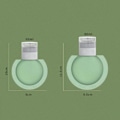 Pikkukuva 3 / 7: Kannettavat leveäsuiset matkapullot, uudelleentäytettävät silikonipullot matkalle, nestesäiliöt matkalle, leveä suu 6pcs 60ml+90ml