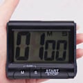 Miniatyrbillede 5 af 5: Magnet Digital Køkken Nedtællings Timer Bipende Alarmur Sort