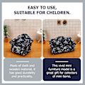 Miniatyrbillede 4 af 4: 2 stk. Børnesofa Legetøj til Børneværelset Mini Sofa Model Mini Hus Møbler Børneleg - Assorterede Farver 8,2