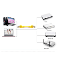 Miniatyrbilde 5 av 5: 5m Gul Ekstern Utendørs Nettverk Ethernet Kabel Cat5e Kobber Rj4530M