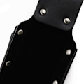 Miniatyrbild 5 av 5: Svart och brun vinflaskhållare, Robust PU-läder Vattentät Ölholster För Utomhusvandring För Camping För Bar