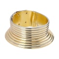 Miniatyrbilde 1 av 2: Punk Smykke Lær Kragekjede Choker Halskjede Chunky Choker Halskjede Vintage Statement ChokerGolden53x