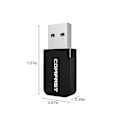 Miniatyrbillede 3 af 5: 1300m Højhastigheds Dual Band 2.4g/5.8g Trådløst Netværkskort Ac Netværkskort Computer Mobiltelefon Tab