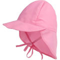Miniatyrbild 1 av 3: Solhatt för småbarn UPF 50+ Solhatt för pojkar Solskydd Solhattar för små pojkar Sommarstrandhatt Pojke Flicka Rosa 2 4T C Pink 2 4T