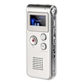Miniatyrbillede 1 af 3: 8bg Digital Stemmeoptager Lydoptager Audio Mp3 Afspiller Lyd Mini Optager Med MicSølv